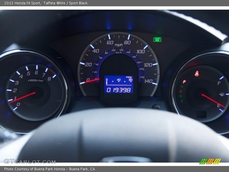 Taffeta White / Sport Black 2013 Honda Fit Sport