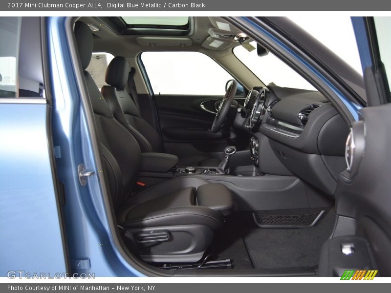 Digital Blue Metallic / Carbon Black 2017 Mini Clubman Cooper ALL4