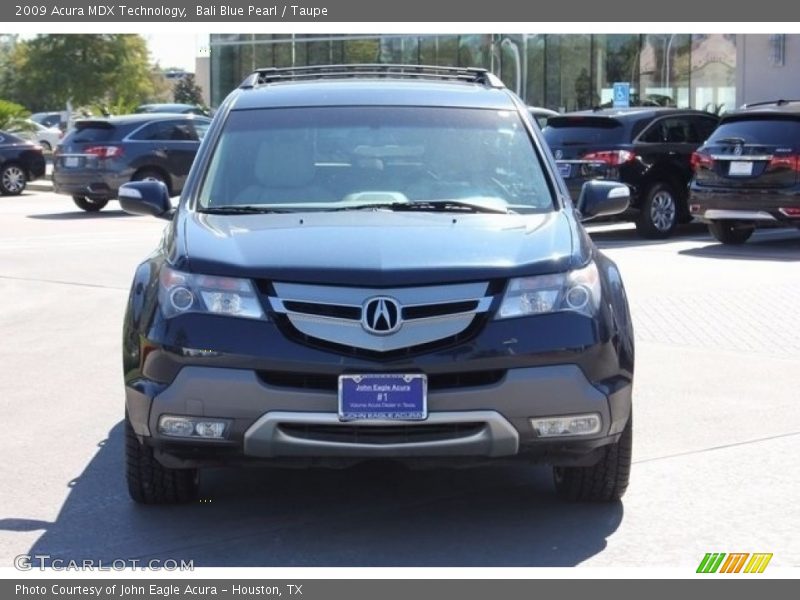 Bali Blue Pearl / Taupe 2009 Acura MDX Technology