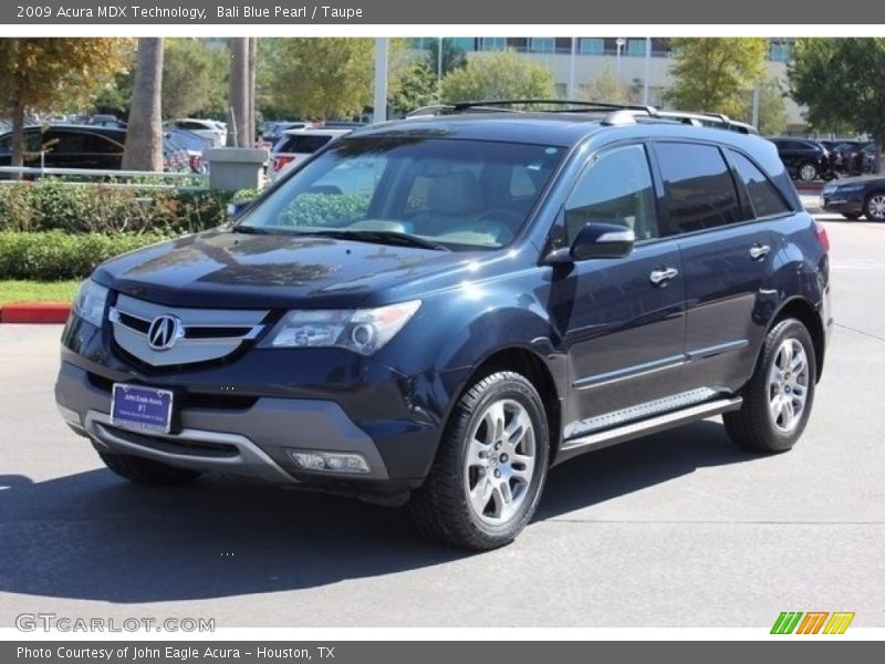 Bali Blue Pearl / Taupe 2009 Acura MDX Technology