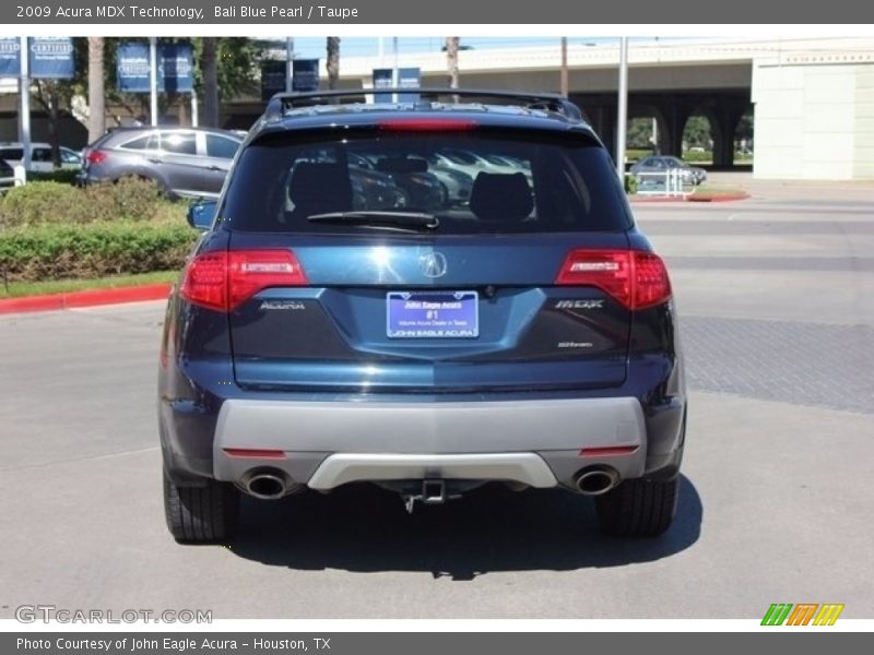 Bali Blue Pearl / Taupe 2009 Acura MDX Technology