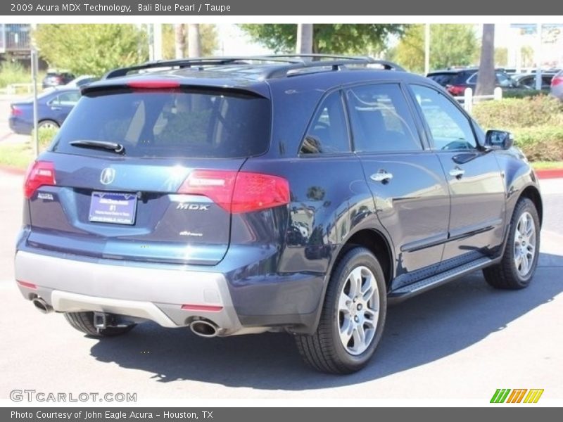 Bali Blue Pearl / Taupe 2009 Acura MDX Technology