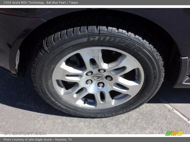 Bali Blue Pearl / Taupe 2009 Acura MDX Technology