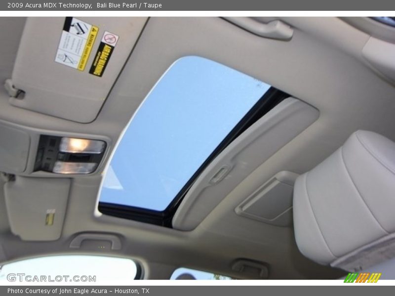 Bali Blue Pearl / Taupe 2009 Acura MDX Technology