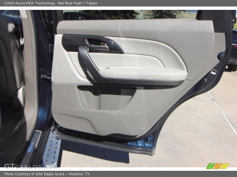 Bali Blue Pearl / Taupe 2009 Acura MDX Technology