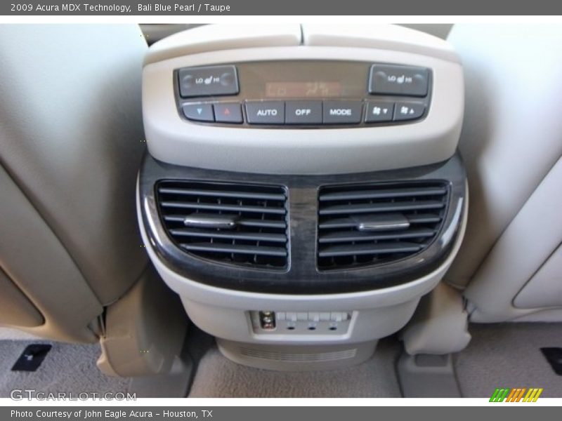 Bali Blue Pearl / Taupe 2009 Acura MDX Technology