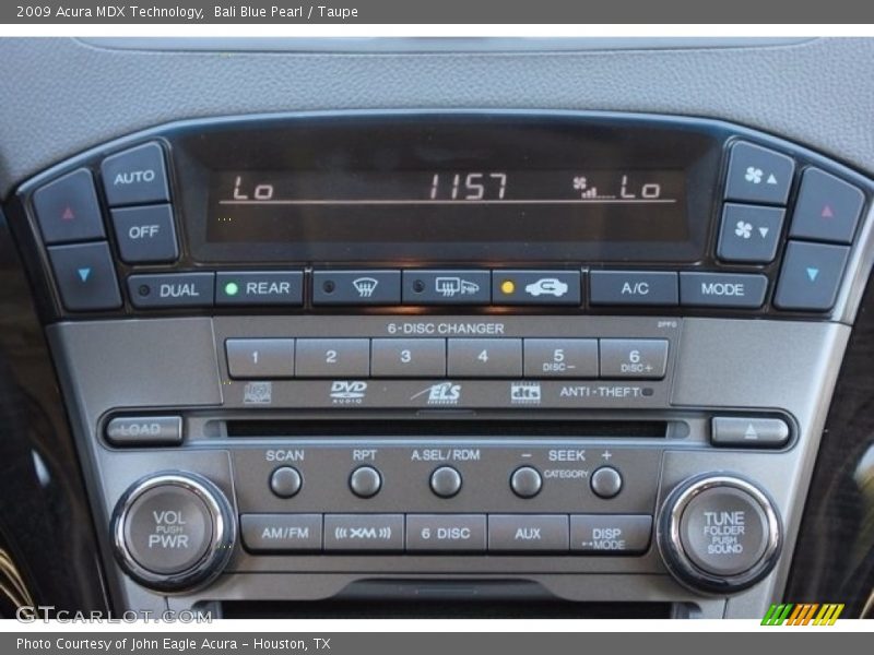 Bali Blue Pearl / Taupe 2009 Acura MDX Technology