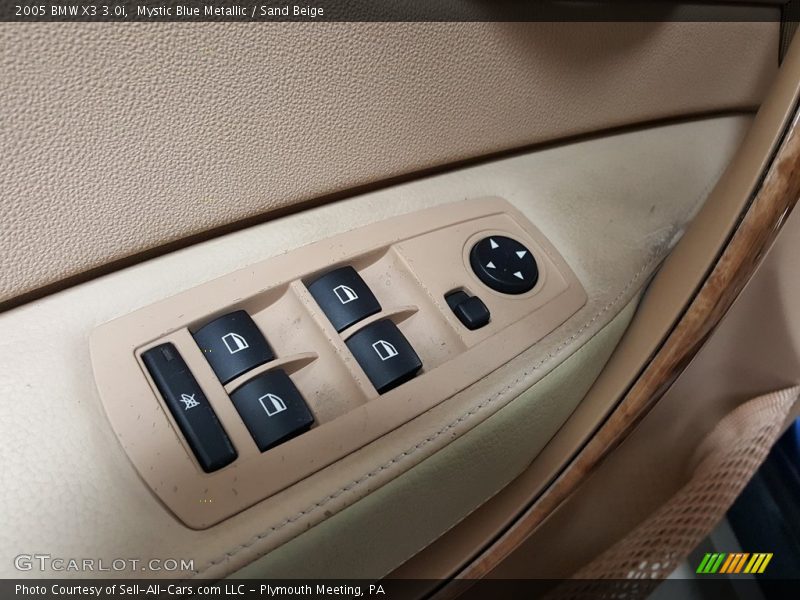 Mystic Blue Metallic / Sand Beige 2005 BMW X3 3.0i