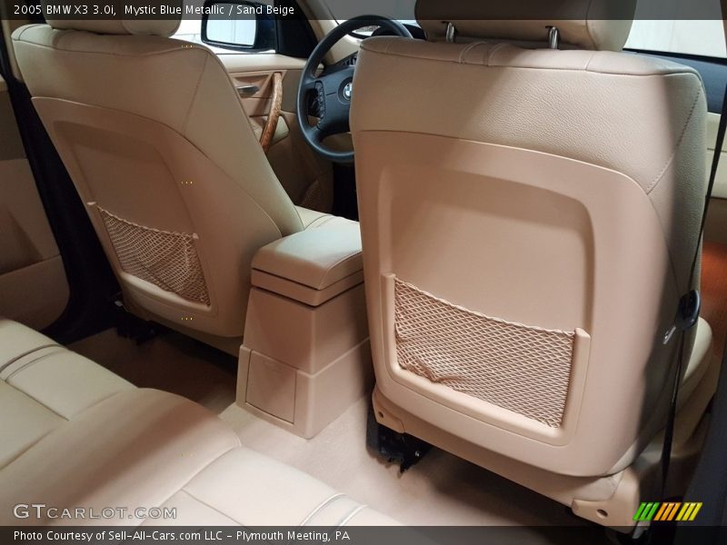 Mystic Blue Metallic / Sand Beige 2005 BMW X3 3.0i