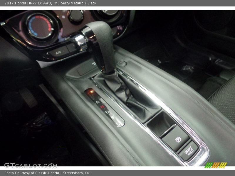 Mulberry Metallic / Black 2017 Honda HR-V LX AWD