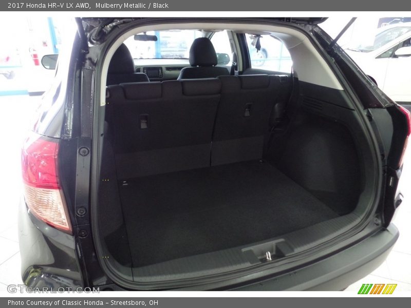 Mulberry Metallic / Black 2017 Honda HR-V LX AWD