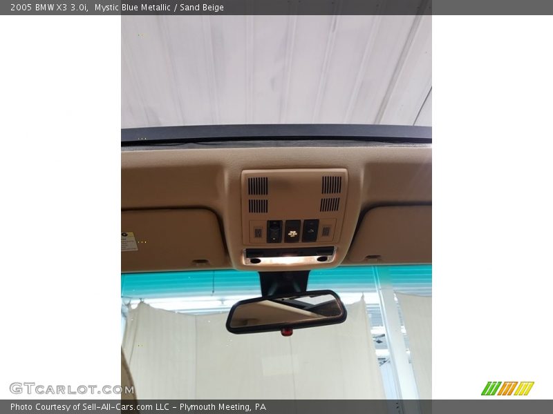 Mystic Blue Metallic / Sand Beige 2005 BMW X3 3.0i