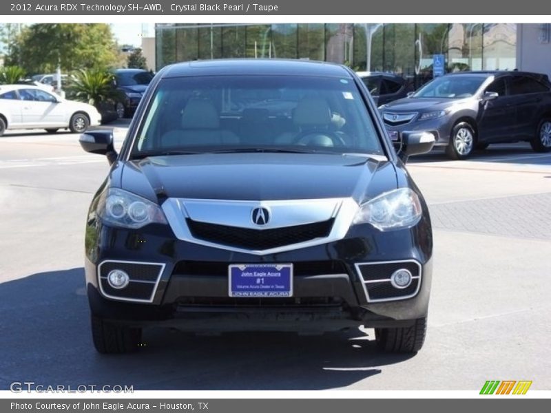 Crystal Black Pearl / Taupe 2012 Acura RDX Technology SH-AWD