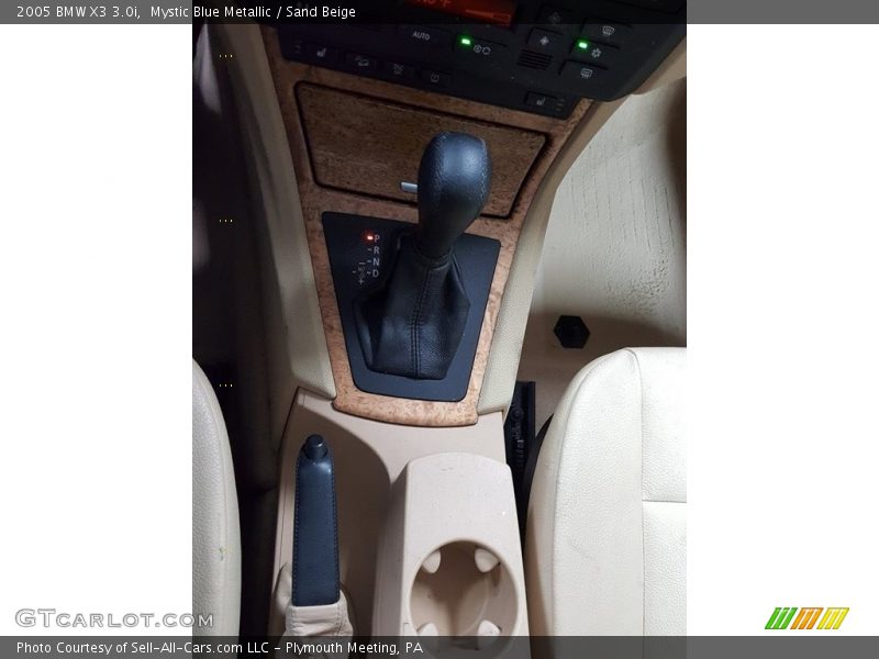Mystic Blue Metallic / Sand Beige 2005 BMW X3 3.0i