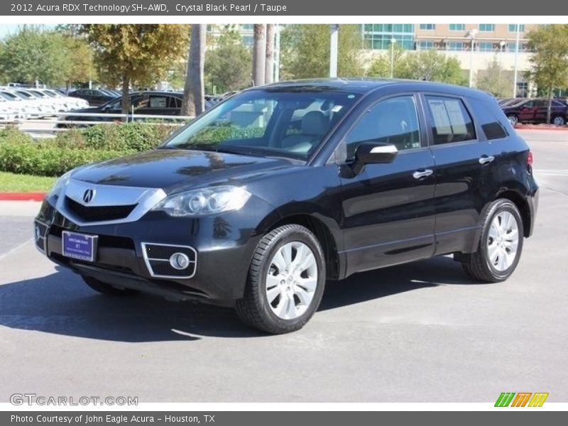 Crystal Black Pearl / Taupe 2012 Acura RDX Technology SH-AWD
