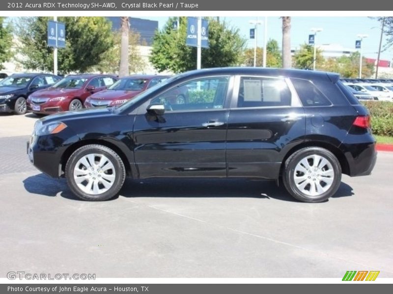 Crystal Black Pearl / Taupe 2012 Acura RDX Technology SH-AWD