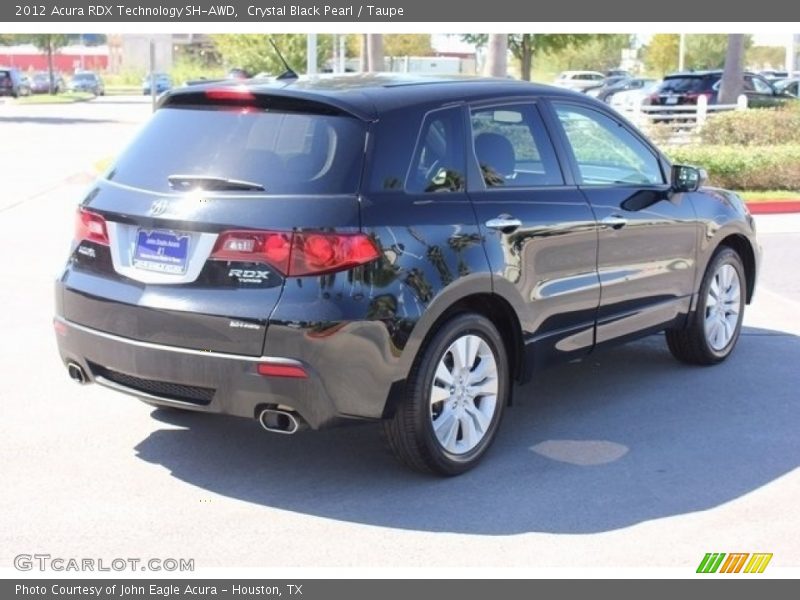 Crystal Black Pearl / Taupe 2012 Acura RDX Technology SH-AWD