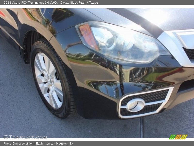 Crystal Black Pearl / Taupe 2012 Acura RDX Technology SH-AWD