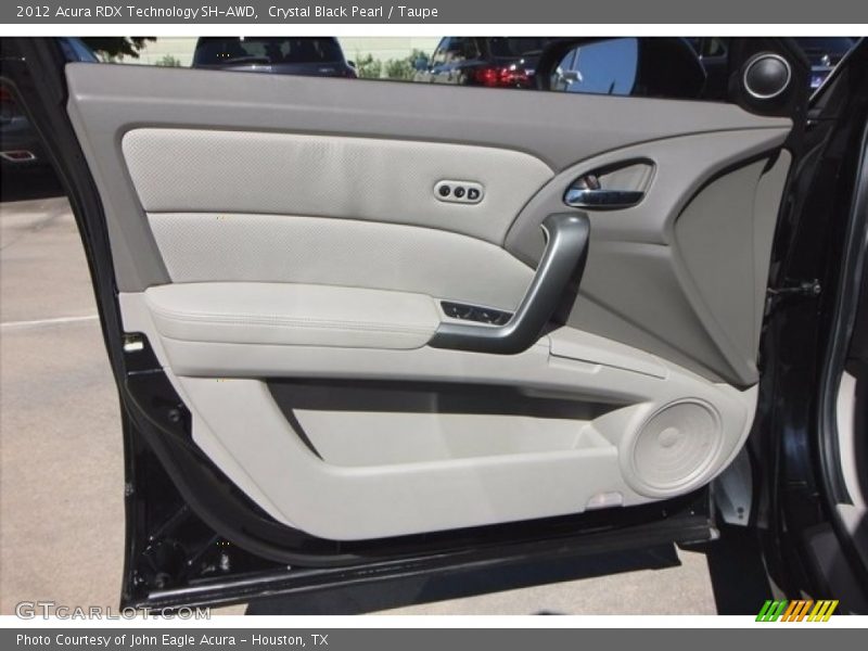 Crystal Black Pearl / Taupe 2012 Acura RDX Technology SH-AWD