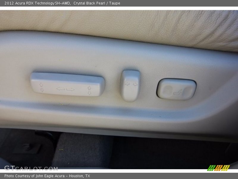 Crystal Black Pearl / Taupe 2012 Acura RDX Technology SH-AWD