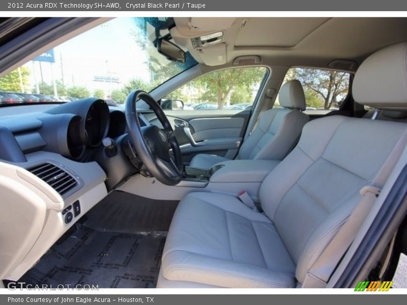Crystal Black Pearl / Taupe 2012 Acura RDX Technology SH-AWD