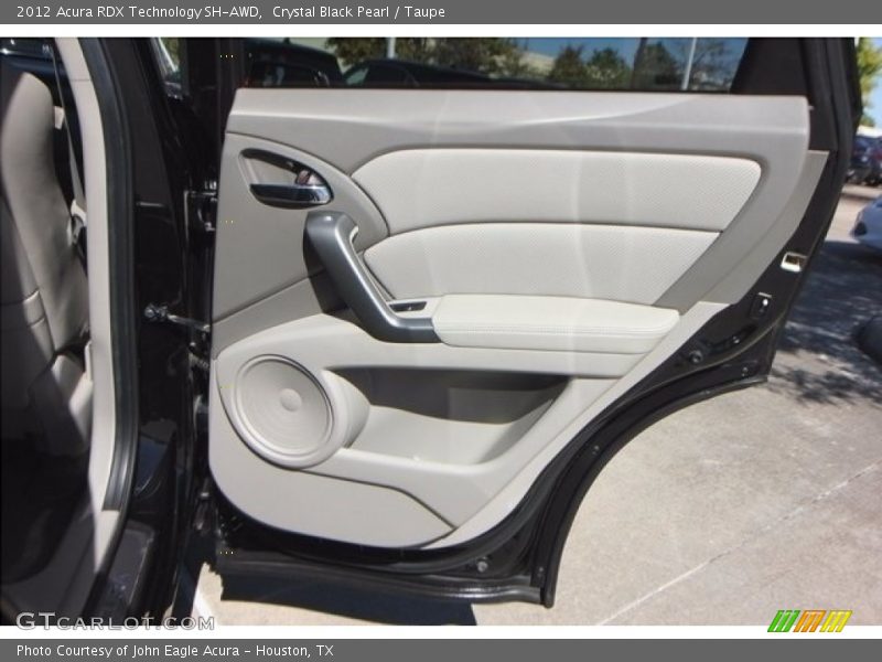 Crystal Black Pearl / Taupe 2012 Acura RDX Technology SH-AWD