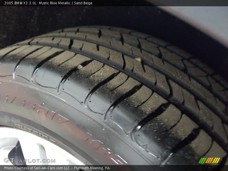 Mystic Blue Metallic / Sand Beige 2005 BMW X3 3.0i