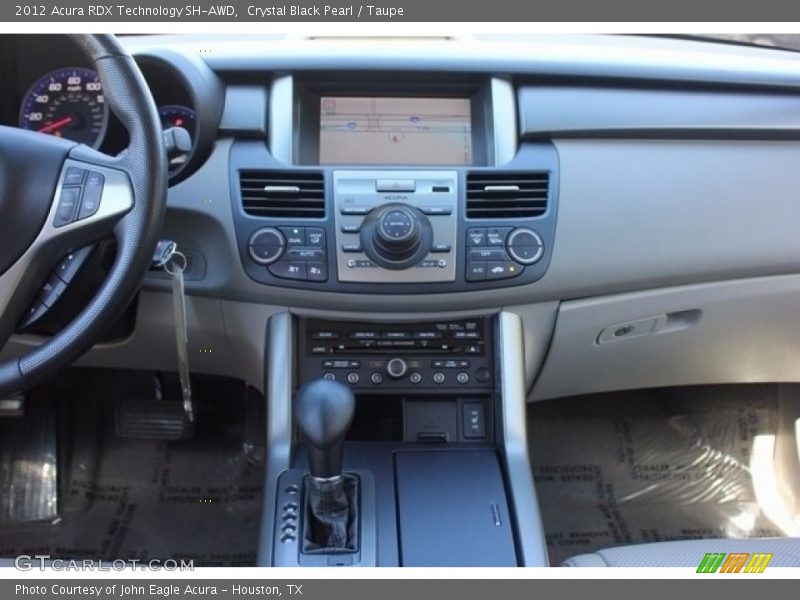 Crystal Black Pearl / Taupe 2012 Acura RDX Technology SH-AWD