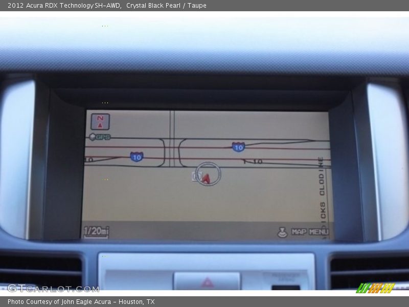 Crystal Black Pearl / Taupe 2012 Acura RDX Technology SH-AWD