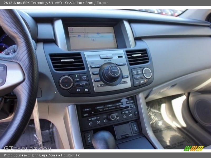 Crystal Black Pearl / Taupe 2012 Acura RDX Technology SH-AWD