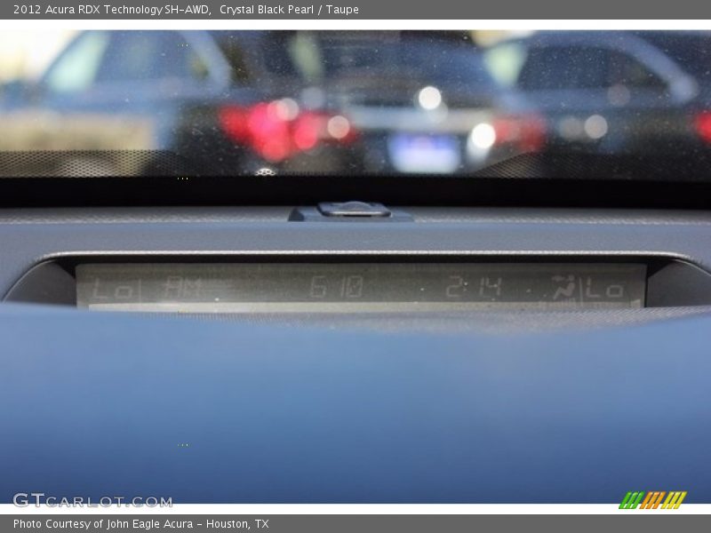 Crystal Black Pearl / Taupe 2012 Acura RDX Technology SH-AWD