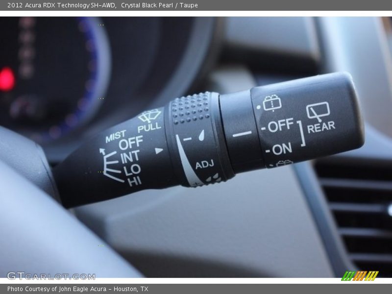Crystal Black Pearl / Taupe 2012 Acura RDX Technology SH-AWD