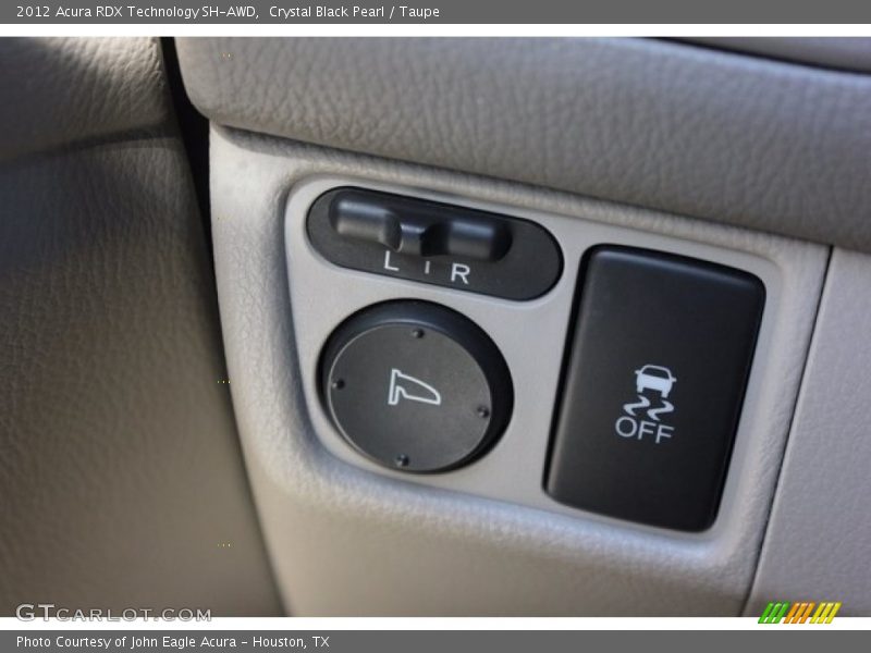 Crystal Black Pearl / Taupe 2012 Acura RDX Technology SH-AWD