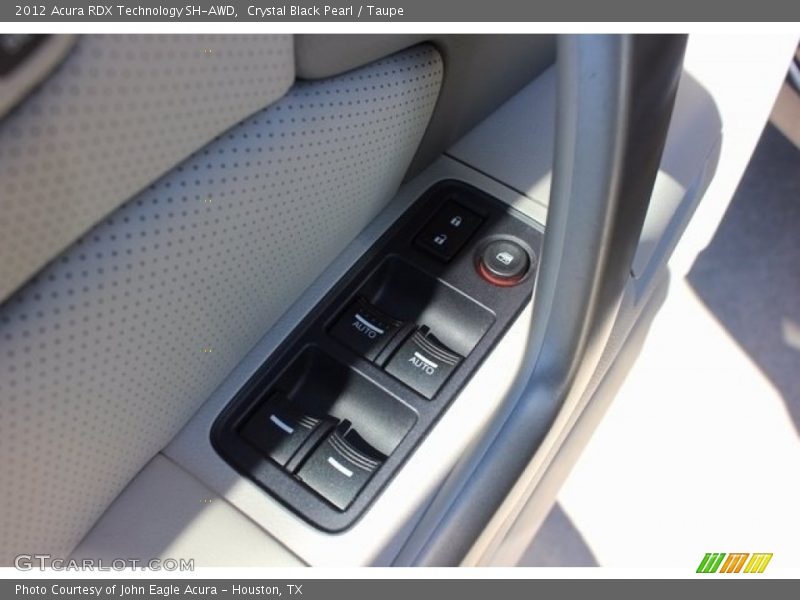 Crystal Black Pearl / Taupe 2012 Acura RDX Technology SH-AWD