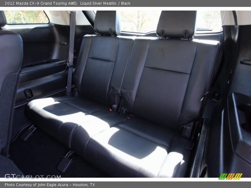 Liquid Silver Meatllic / Black 2012 Mazda CX-9 Grand Touring AWD