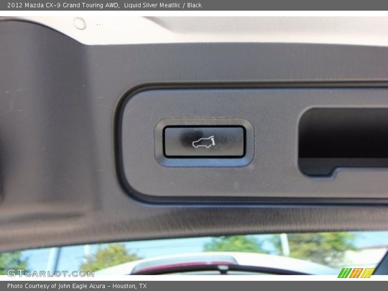Liquid Silver Meatllic / Black 2012 Mazda CX-9 Grand Touring AWD