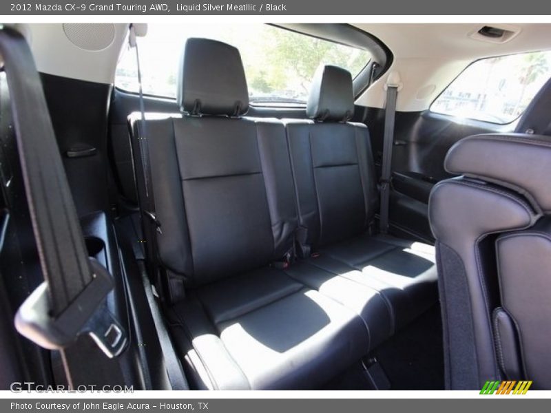 Liquid Silver Meatllic / Black 2012 Mazda CX-9 Grand Touring AWD
