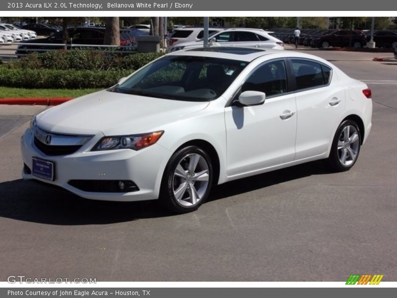 Bellanova White Pearl / Ebony 2013 Acura ILX 2.0L Technology