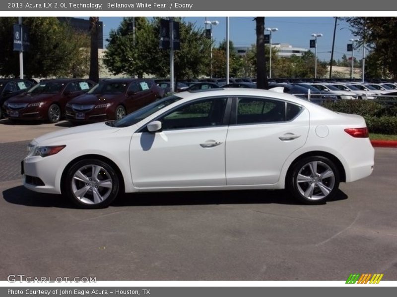 Bellanova White Pearl / Ebony 2013 Acura ILX 2.0L Technology