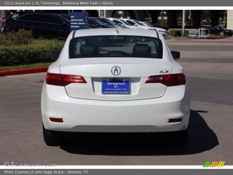 Bellanova White Pearl / Ebony 2013 Acura ILX 2.0L Technology