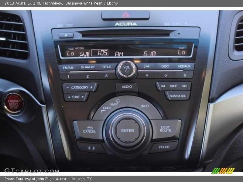 Bellanova White Pearl / Ebony 2013 Acura ILX 2.0L Technology