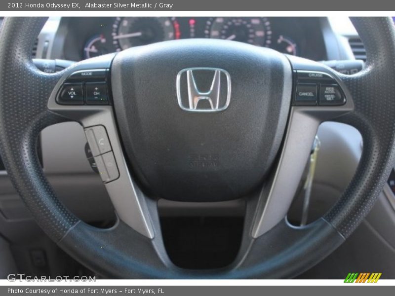 Alabaster Silver Metallic / Gray 2012 Honda Odyssey EX