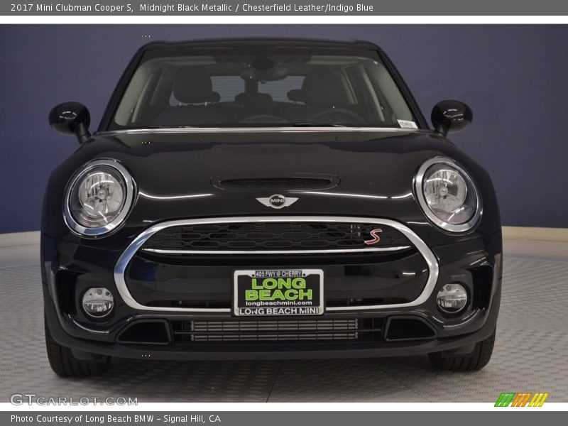 Midnight Black Metallic / Chesterfield Leather/Indigo Blue 2017 Mini Clubman Cooper S