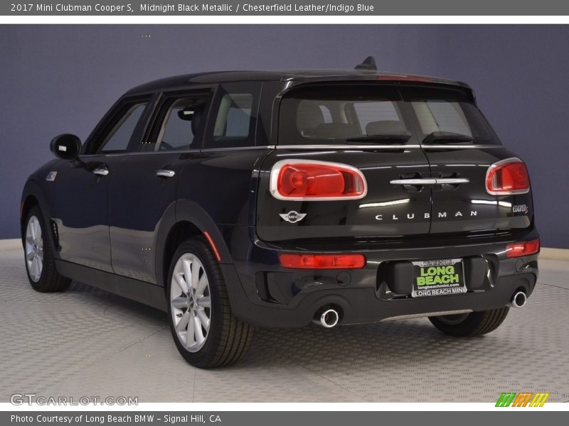 Midnight Black Metallic / Chesterfield Leather/Indigo Blue 2017 Mini Clubman Cooper S