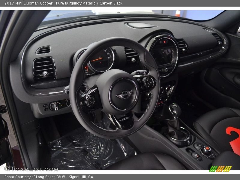 Pure Burgundy Metallic / Carbon Black 2017 Mini Clubman Cooper