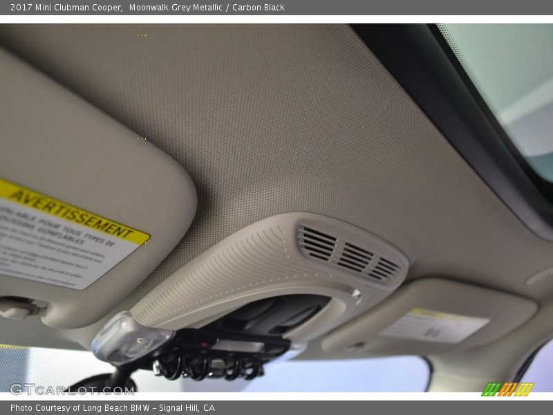 Moonwalk Grey Metallic / Carbon Black 2017 Mini Clubman Cooper
