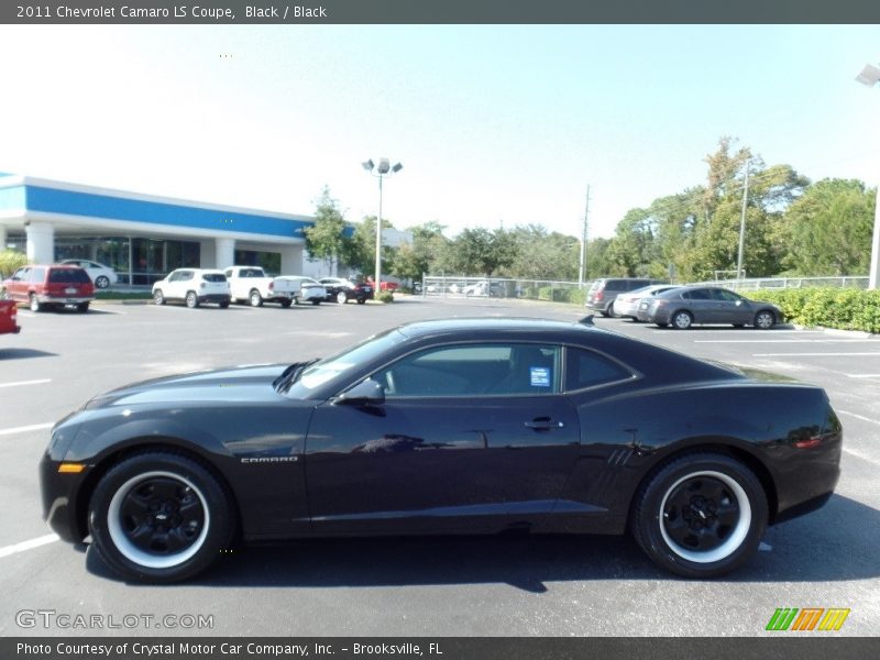 Black / Black 2011 Chevrolet Camaro LS Coupe