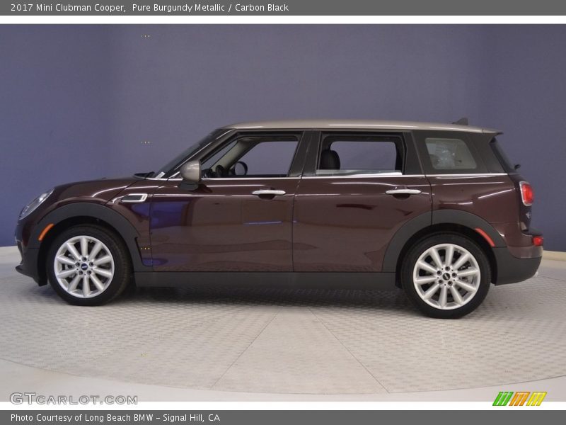 Pure Burgundy Metallic / Carbon Black 2017 Mini Clubman Cooper