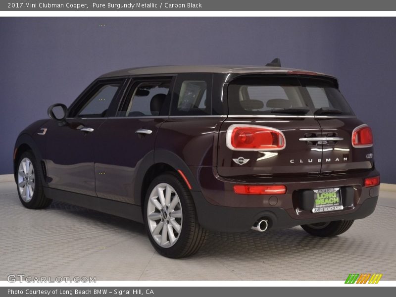 Pure Burgundy Metallic / Carbon Black 2017 Mini Clubman Cooper