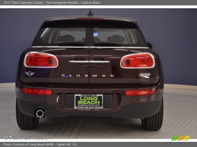 Pure Burgundy Metallic / Carbon Black 2017 Mini Clubman Cooper